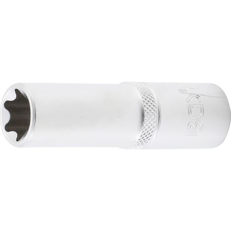Llave de vaso E-Torx, larga  entrada 12,5 mm (1/2")  E18