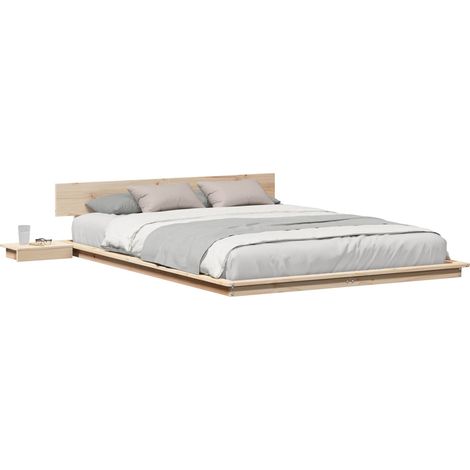 Maison Exclusive - Struttura del letto con testiera Marrone 160 x 200 cm legno