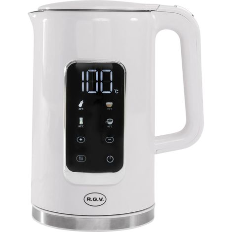 Rgv Elektrische Digitale Wasserkocher Schwarz 1,7 L 2200 W