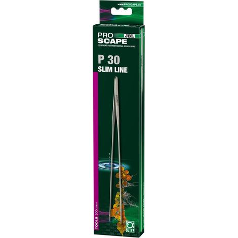 Herramienta aquascaping jbl P30 slim acero inoxidable 30 cm plata