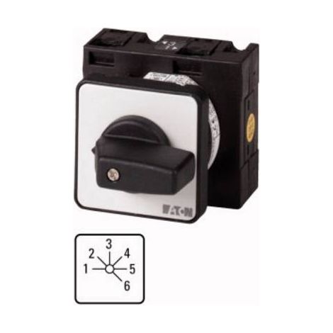 Commutateur à gradin Contacts: 6 32A 1-6 45° à accrochage encastré 000097459 EATON T3-3-8233/E (1/2)