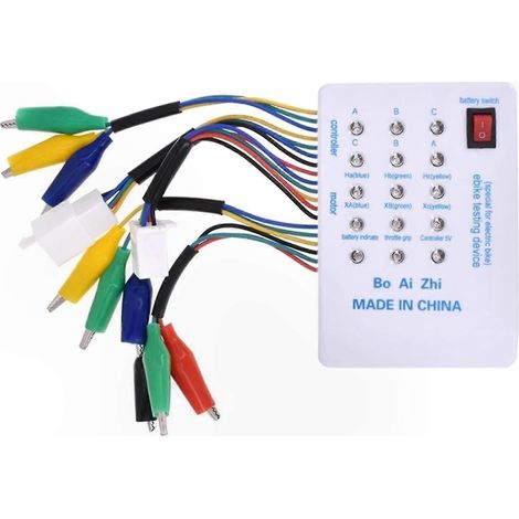 Contrôleur de moteur sans balais pour testeur de vélo électrique et trottinette, dispositif de diagnostic de qualité. (1/4)