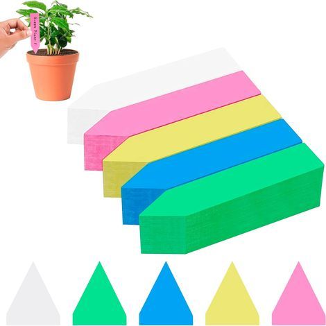 Lot de 500 étiquettes de jardin étanches en plastique, marqueurs pour plantes et mini étiquettes de graines (1/5)