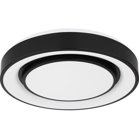 Globo - deckenleuchte - Sully - schwarz - metall - Ø 38cm - LED - (1/5)