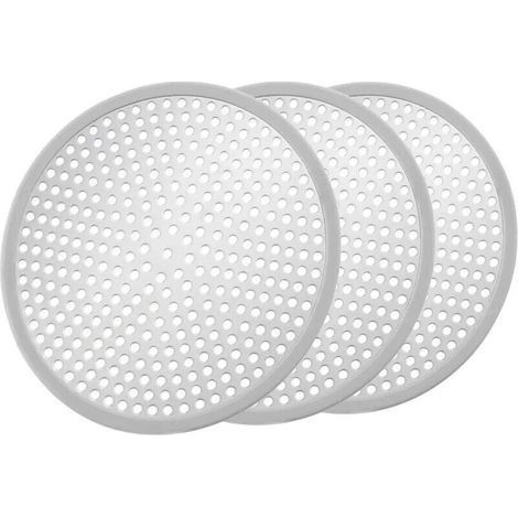 3 Pièces Attrape Cheveux Douche, Filtre Cheveux Douche Baignoire 120 mm, Grille Douche, Filtre Baignoire Anti Cheveux, Grille Baignoire Anti Cheveux, pour Cuisine, Salle de Bains Douche (1/5)