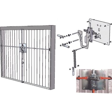 KIT SICUREZZA SERRATURA SERRANDA BASCULANTE CON CILINDRO EUROPEO KW574 PREFER
