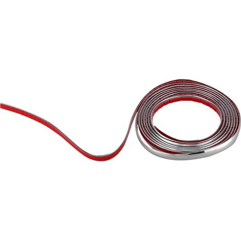 Geeignet für 12 mm 3 m silberverchromtes Klebeband für Automobile