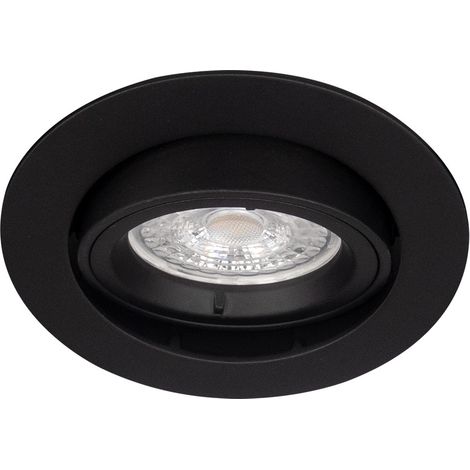 Spot BE BEST 1/4 de tour IP65 BBC GU5.3 rond orientable, noir IP65 - EUROPOLE - 256525 (1/3)