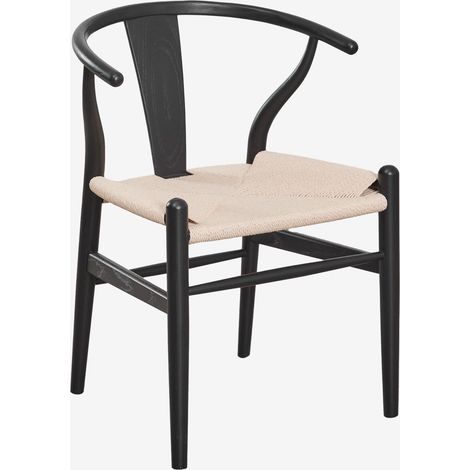 Pack de 2 chaises de salle à manger en bois d'orme Uish Edition SKLUM (1/5)