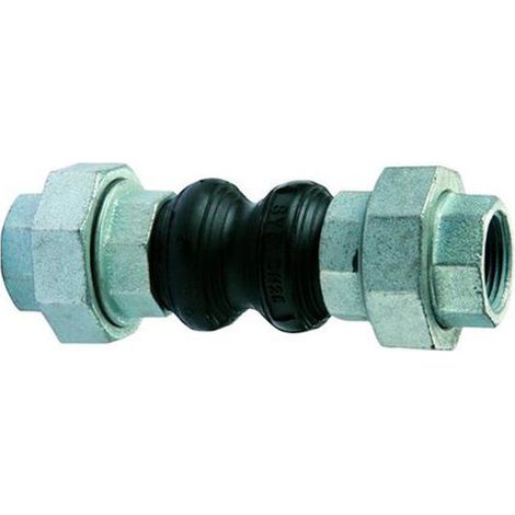 Manguito antivibratorio doble onda tipo unión DN25 - 1"