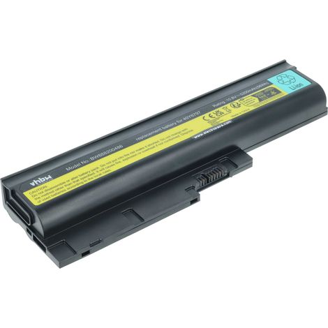 vhbw Akku Ersatz für IBM / Lenovo FRU 92P1127, FRU 92P1129, FRU 92P1131, FRU 92P1133, FRU 92P1137, FRU 92P1139 für Notebook (5200 mAh, 10,8 V, Li-Ion) (1/5)
