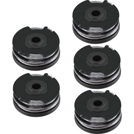 Kaelt - Sollbry Bobine de fil de rechange pour Bosch F016800351 pour Bosch ART 24, ART 27, ART 30 et ART 30-36 LI Bobine de fil Coupe Bordure pour débroussailleuse double ligne 6,0 m x 1,6 mm (5pcs) (1/5)