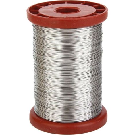 Fil d'acier inoxydable pour l'outil de base de cadres de ruche d'abeille d'apiculture, fil d'équipement d'apiculture 0.5mm 500G