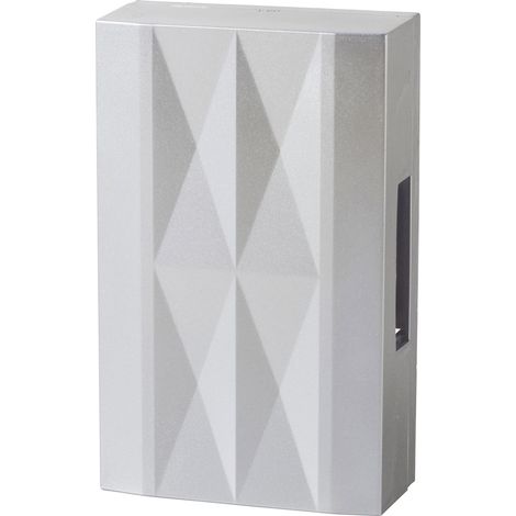 Heidemann Zwei-o. Dreiklang-Gong Icaro Silber 168x105x45 mm Lautstärke ca. 85 dB