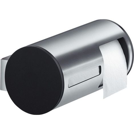 Keuco KE Porta carta igienica Plan 14969, doppio, finitura acciaio inox, 14969070000