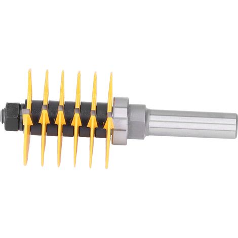 Fraise à bois 12mm queue 2 dents réglable outil de coupe menuiserie (1/5)