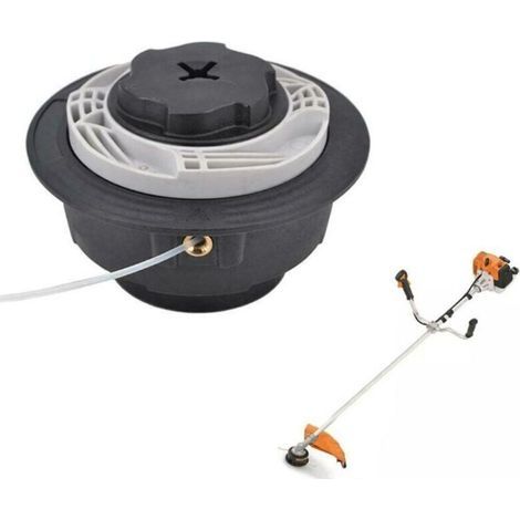 Tête de coupe double ligne C6-2 pour tondeuse à gazon compatible AutoCut, remplacement universel pour accessoires de débroussailleuse (1/4)