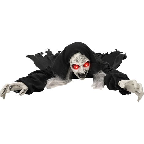 Zombie rastreador de Halloween SPOOKA Negro 41 x 130 x 24 cm vidaXL (1/4)