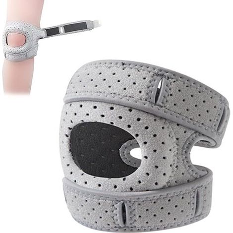 Verstellbare Kniescheiben-Stabilisierungsschiene (S/M) – Sehnenbandage und Gelenkstütze für Sport und Kniearthrose (1/4)