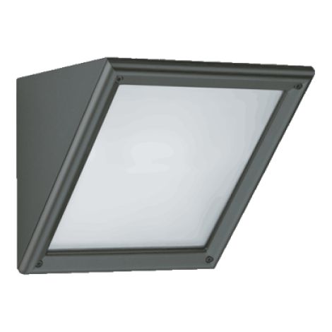 Aplique goccia illuminazione triangolo piccolo 1xe27 max 75w antracita - 4170an