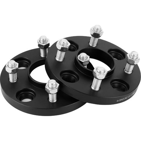 Entretoise de Roue Centrée sur Le Moyeu 2 Pièces/Ensemble Entretoise de Roue Adaptateur de Centrée sur Le Moyeu 4x108mm PCD 63.3mm Alésage Ajustement//de Hubcentriques Forgées St