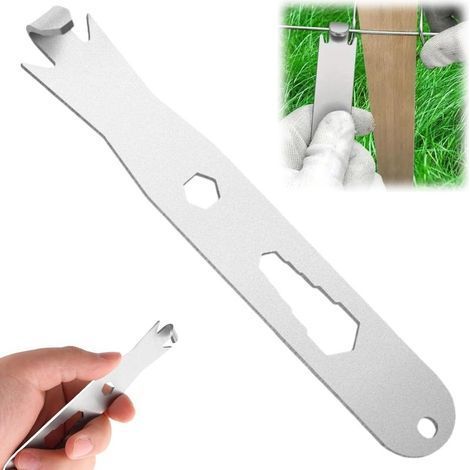 Outil de torsion de fil de clôture, torsion de fil de clôture, W/i/re tension/o/ner, fixation de câble T/ensionner, F/ence W/ire Twist, W/ire Fence T/ools, fil barb/e clôture/e to/ol, crochet de (1/5)