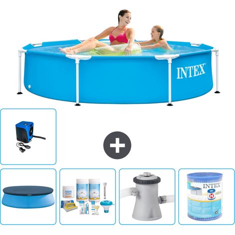 Intex Piscine Tubulaire Ronde - 244x51 cm - 6-pièces S41427 (1/5)