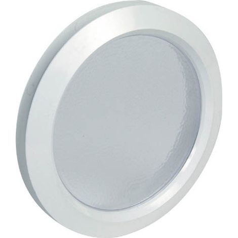 Nicoll – Hublot décoratif rond Ø250 vitre incolore – Pour intérieur/extérieur – Pose à visser – Ouverture Ø218 – Épaisseur panneaux 17 à 39mm