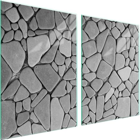 Piastra protettiva in vetro per fornello 2x45x52 Pietra (1/5)