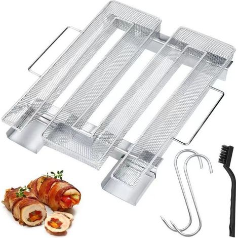 Nazalus-Sale Pulizia del generatore di fumo freddo in acciaio inossidabile - Affumicatore per barbecue, griglie, affumicatori riutilizzabili (22,5 x 21 x 4 cm) (1/5)