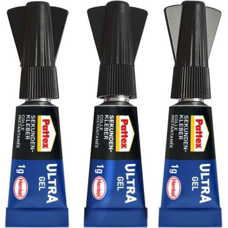 Pattex Mini Trio Gel adhésif transparent puissant flexible (1/4)