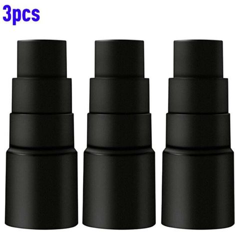 3-teiliger Adapter für Extraktionsrohr, Adapter für Reduktionsrohr, für die Perceuse d'aspiration de poussière, scie sauteuse scie circulaire ponceuse excentrique perceuse d'établi (1/5)
