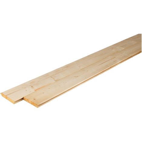 Confezione 10 pz – Perlina in Legno di Abete Massello Plus 1x10x200 cm – Per Rivestimenti in Legno (1/3)