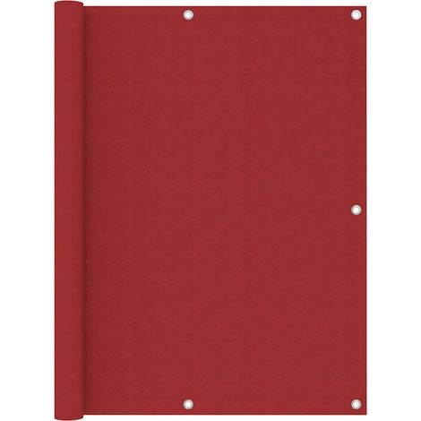 Brise vue pour balcon - Brise vent Écran de jardin Rouge 120x400 cm Tissu Oxford BV887516 - BonneVie (1/5)