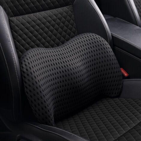 Coussins ergonomiques coussins lombaires coussins lombaires coussins lombaires - support dorsal en mousse à mémoire de forme orthopédique - pour chaise de bureau, voiture et maison - respirant et lava