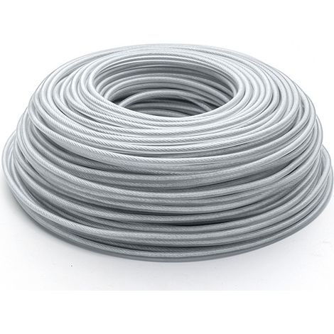 Rnemitery – Fil pour débroussailleuse en acier 3 mm x 45 m – Haute visibilité – Compatible avec têtes de coupe à 2 ou 4 lignes – Performances agressives