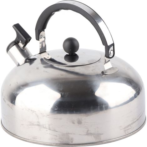 Bouilloire à sifflet en acier inoxydable de 3 L, chauffe rapide, boutons tactiles et poignée isolée pour la maison (1/5)