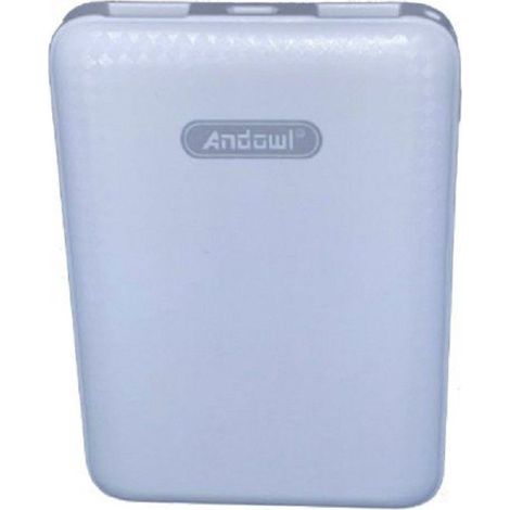 Andowl - Mini Power Bank 5000mah Q-t71 Caricatore Ricarica Rapida Portatile 2 Porte Usb - (1/3)