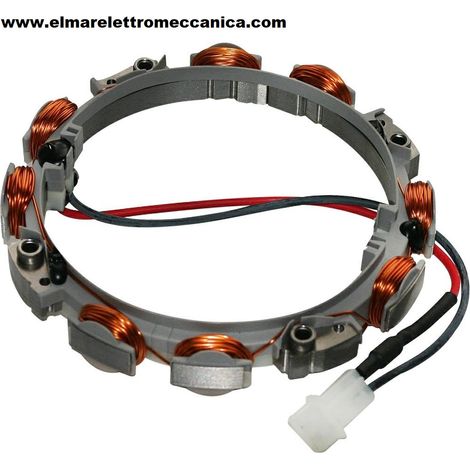 BRIGGS & STRATTON Statore da 2 a 4 Ah, 1 cavo nero, 1 rosso e connettore bianco completo di diodo 330122