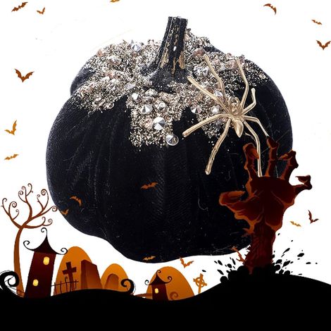 Décorations Citrouilles Halloween Figurines et accessoires 3D pour table Fausses Citrouilles Pour la maison, pièce, bureau, étagère, cheminée, manteau de cheminée, appartement, lieu de travail (1/5)