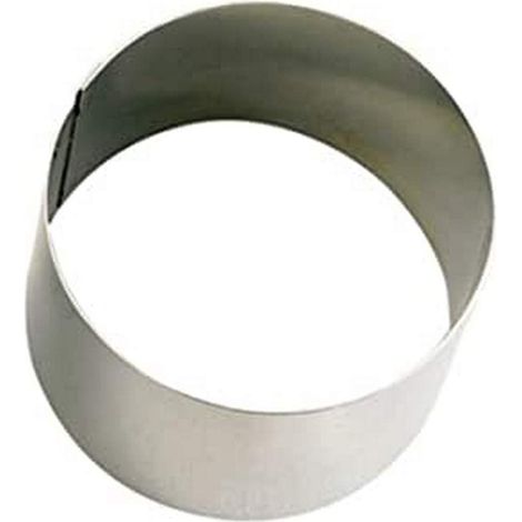 De Buyer circolare in acciaio Stampo per torte ad anello inox, cm 7, 3989.07, inossidabile, Diametro 7 (1/2)