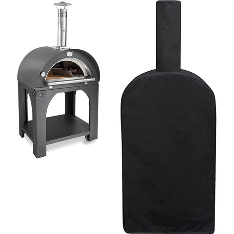 Housse de protection pour barbecue et pizza FanShow, 165 cm – Bâche résistante, imperméable et durable, universelle, anti-UV, usage extérieur (1/5)