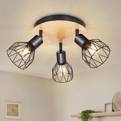 E14 LED Ceiling Light with 3 Spotlights (1/5)