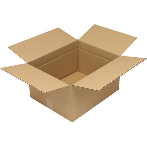 Faltkarton 1-wellig Maße 400x330x220mm Qualität 1.30 C braun TRANSPAK (1/2)