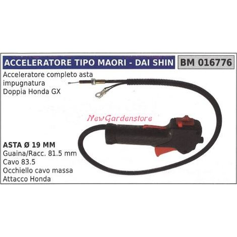 Empuñadura acelerador desbrozadora MAORI honda GX 016776