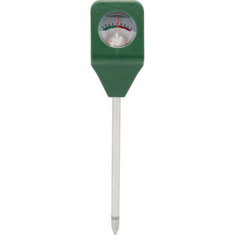 Mini misuratore di pH del terreno – sonda singola ad alta sensibilità – plug & play – senza batterie – giardino / prato / fattoria