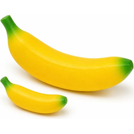 2pcs Squishy Banane, Squishy Geant, Bureau Et Jouets Quotidiens (1/5)