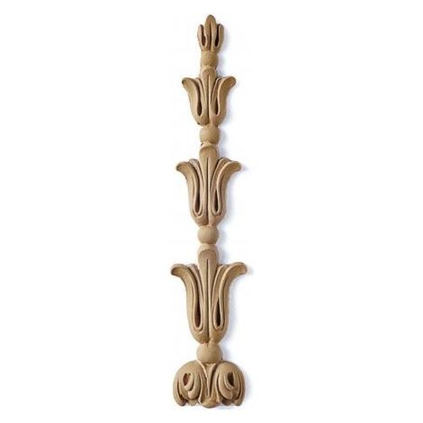 Fregio in pasta di legno cm4x20.5 per Restauro e Arredo  4517M