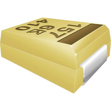 Kemet T491B106K006AT Tantal-Kondensator SMD  10 µF 6.3 V 10 %  1 St. Tape cut