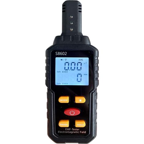 Testeur de Détecteur de Rayonnement de Champ Électromagnétique Portable Numérique Emf Meter Dosimete D'Émission de Compteur Portable (1/5)
